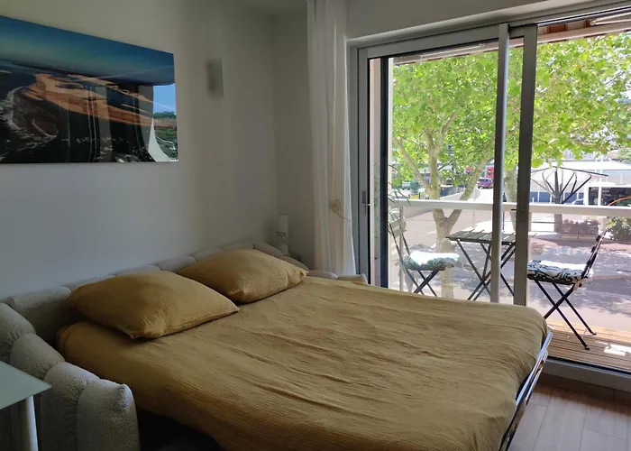 Studio Avec Parking Centre-ville Face A La Gare Plage & Commerces דירה