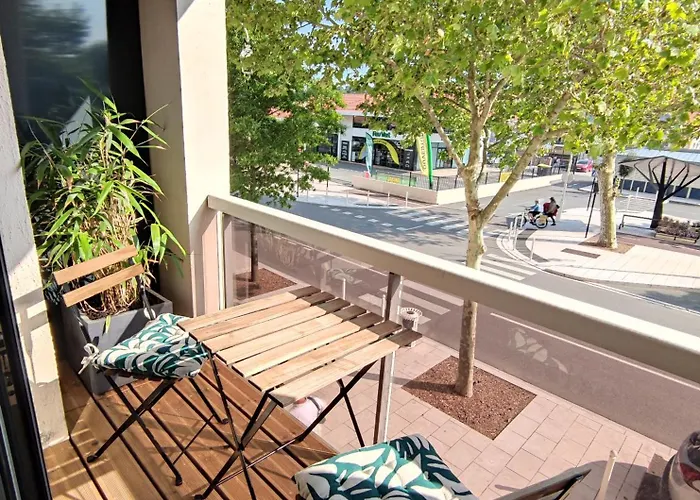 דירה Studio Avec Parking Centre-ville Face A La Gare Plage & Commerces